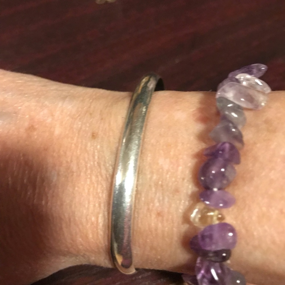 Nice Sterling Native Cuff Marked - image 7